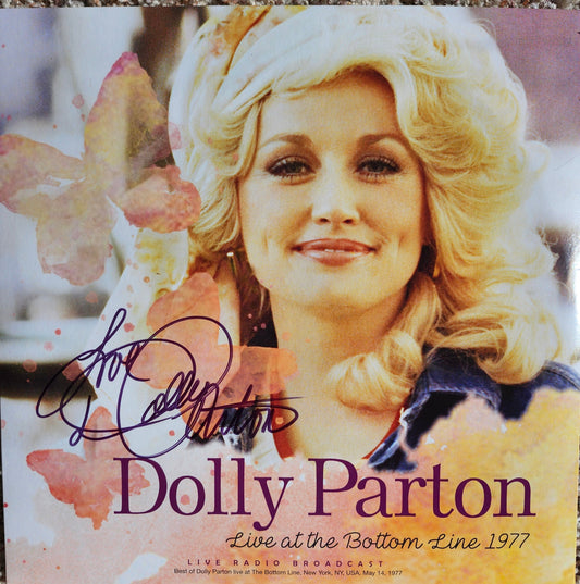 Dolly Parton signed album Boston memorabilia
