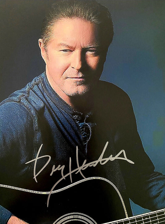 Don Henley signed photo silver marker Boston memorabilia