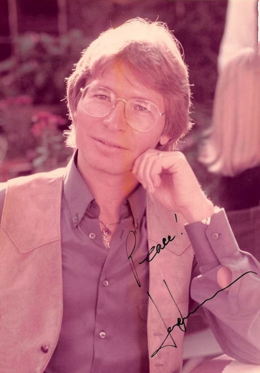 John Denver signed photo by Boston memorabilia