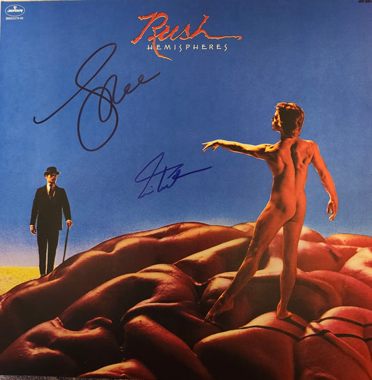 neil peart signed rush album boston memorabilia