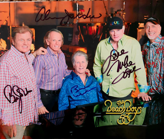 The Beach Boys signed photo by Boston memorabilia