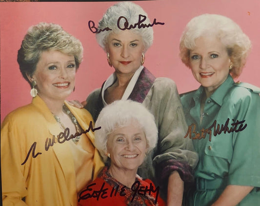 The Golden Girls cast signed photo by Boston memorabilia