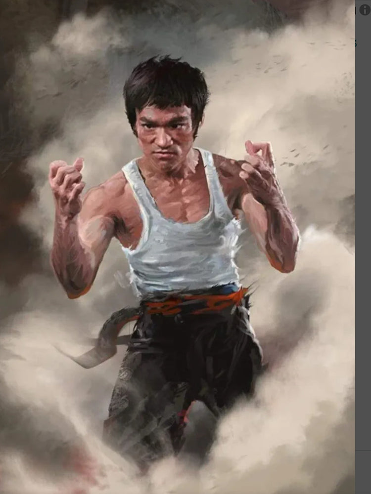 Bruce Lee Fist of Fury movie scene pic Boston memorabilia