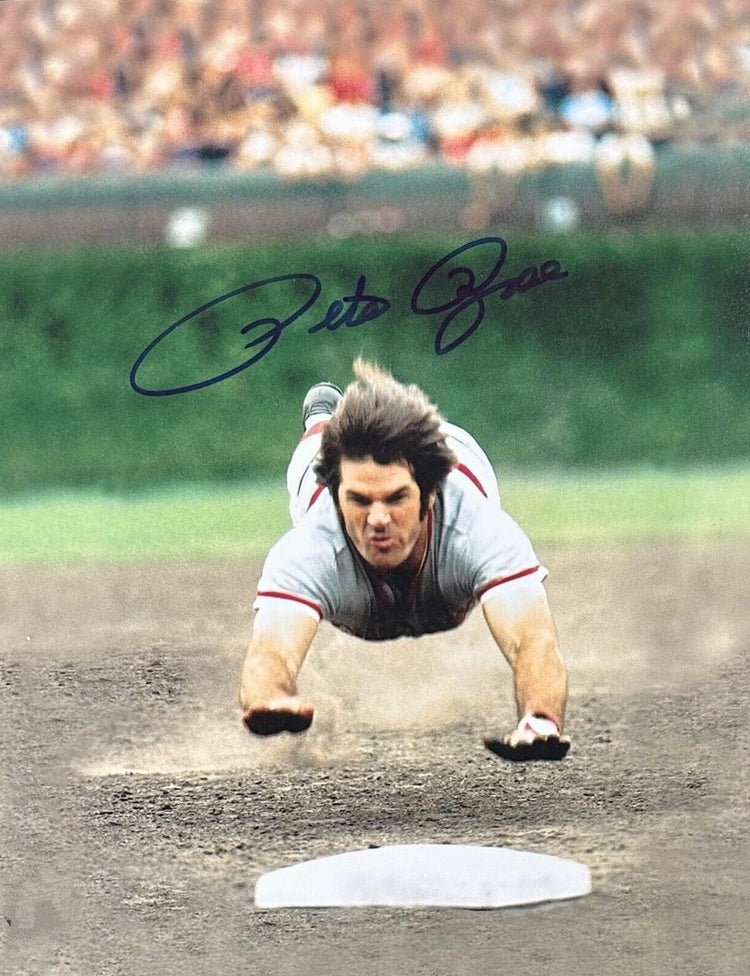 PETE ROSE Signed Photos and Autographs $89