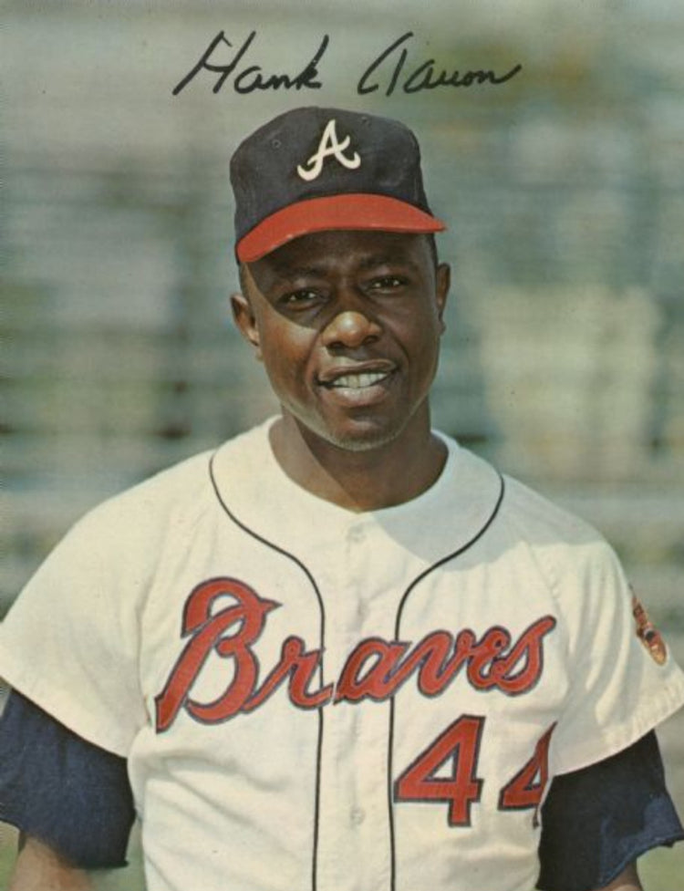 HANK AARON Signed Photos and Autographs $139
