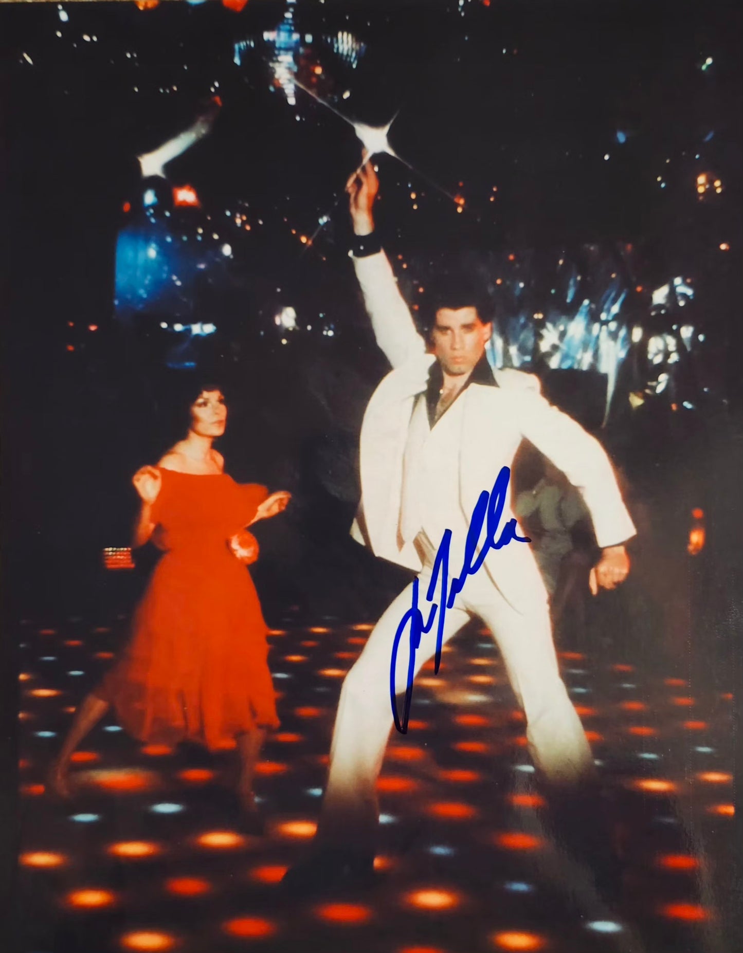 JOHN TRAVOLTA signed autographed photo dance fever COA Hologram