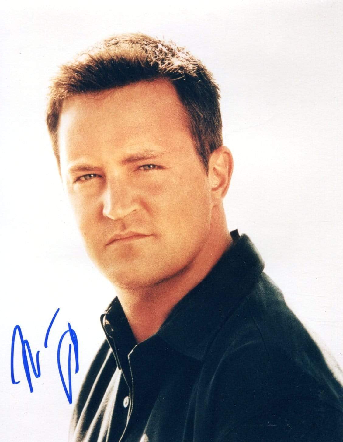 MATTHEW PERRY signed autographed photo COA Hologram close up face