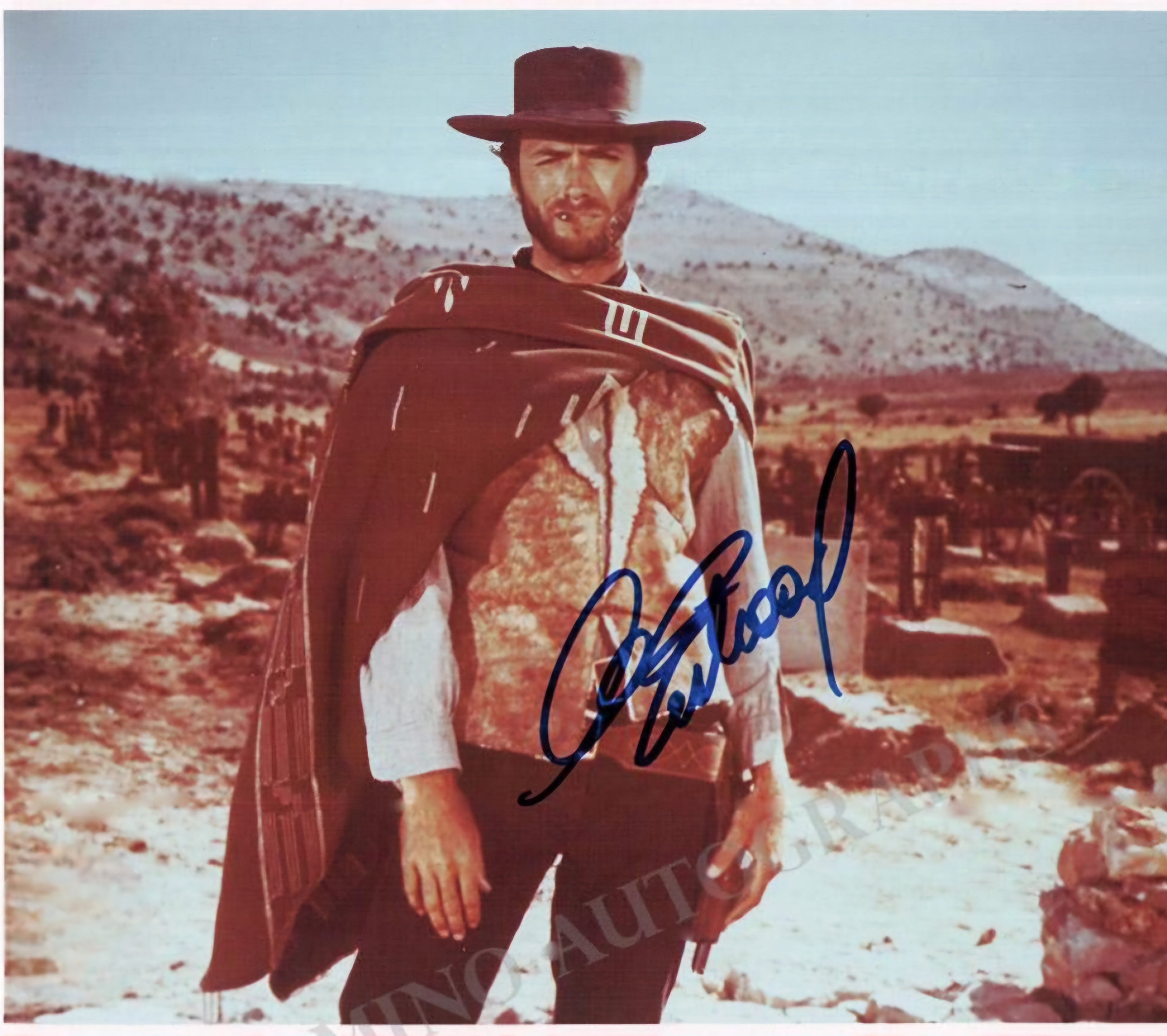 Clint hotsell Eastwood spaghetti western autographed call 8 x 10 with COA