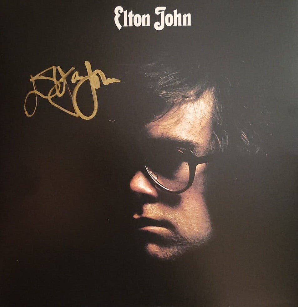ELTON JOHN signed autographed album COA Hologram self-titled Elton John