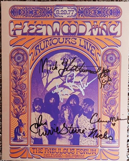 FLEETWOOD MAC signed autographed photo COA Hologram Beckett Autographs