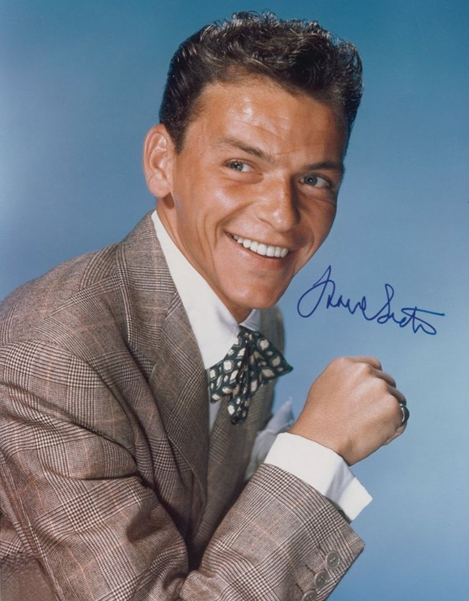 Frank Sinatra signed photo early years