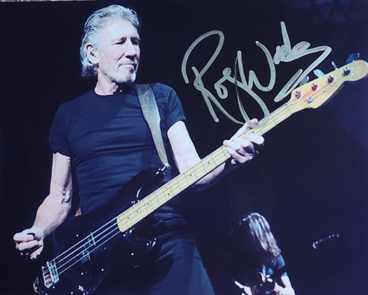 ROGER WATERS signed autographed photo COA Hologram silver marker