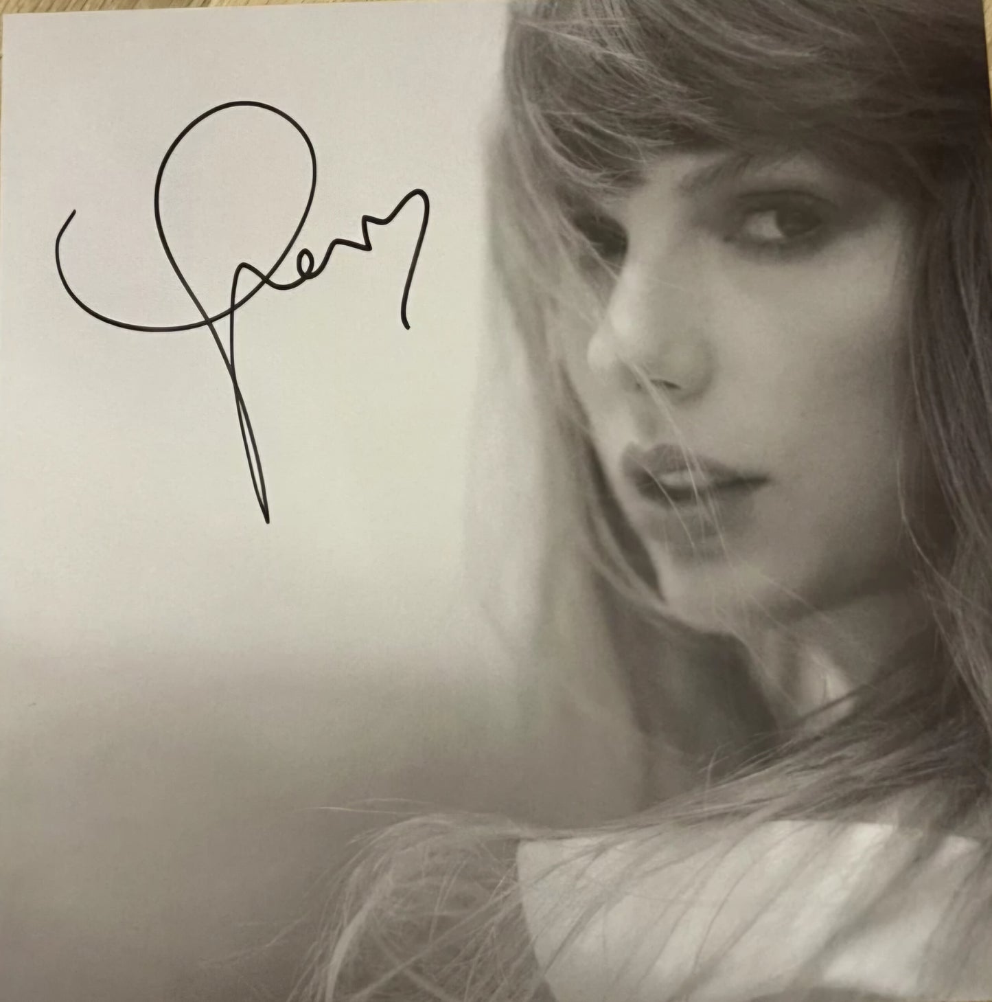 Taylor Swift signed album The tortured poets Department