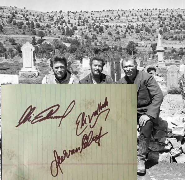 THE GOOD THE BAD AND THE UGLY CAST signed autographed photo COA Hologram