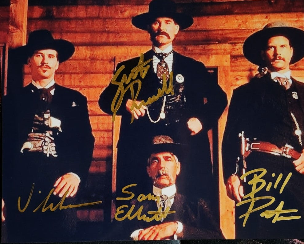 TOMBSTONE CAST Signed autographed Photo COA Hologram boston memorabilia