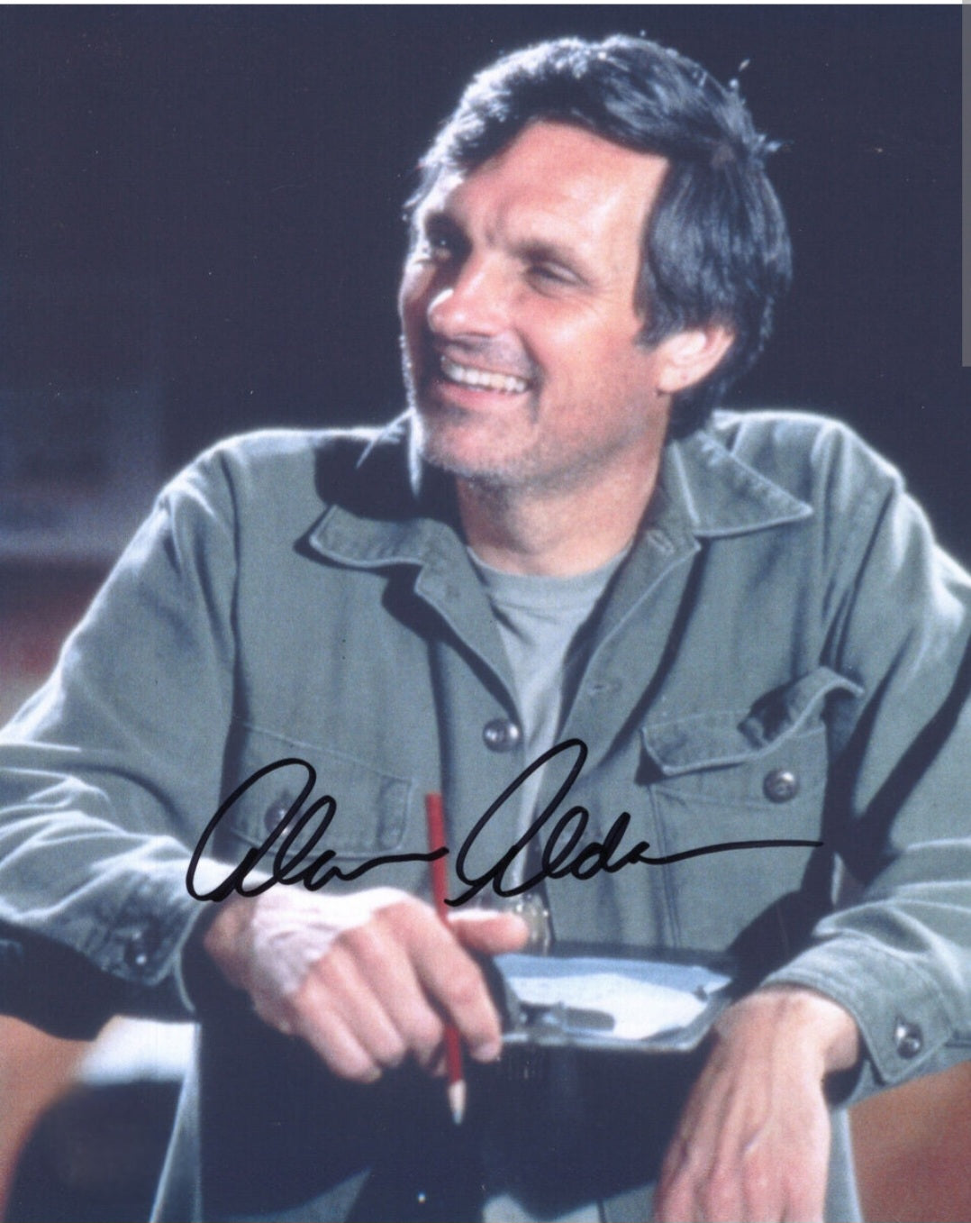 alen alden signed photo mash
