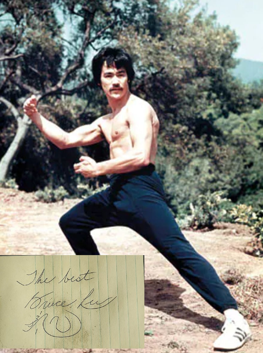 BRUCE LEE Signed Autographed Photo COA Hologram