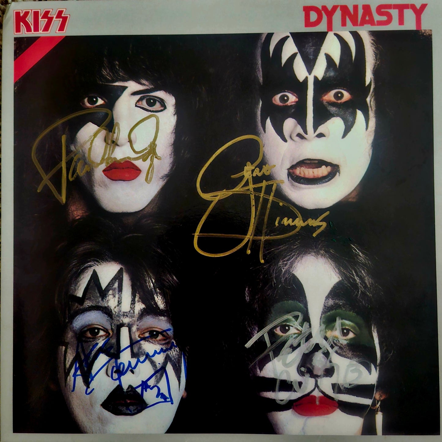 KISS signed autographed Album Dynasty COA Hologram