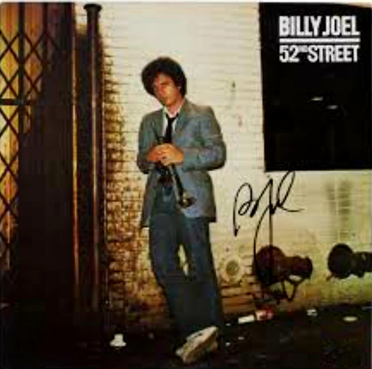Billy Joel signed album titled 52nd Street by Boston memorabilia