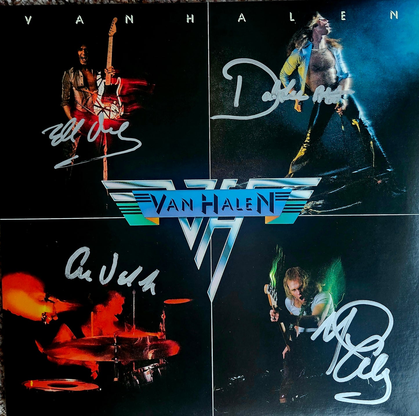 VAN HALEN signed autographed debut album COA Hologram