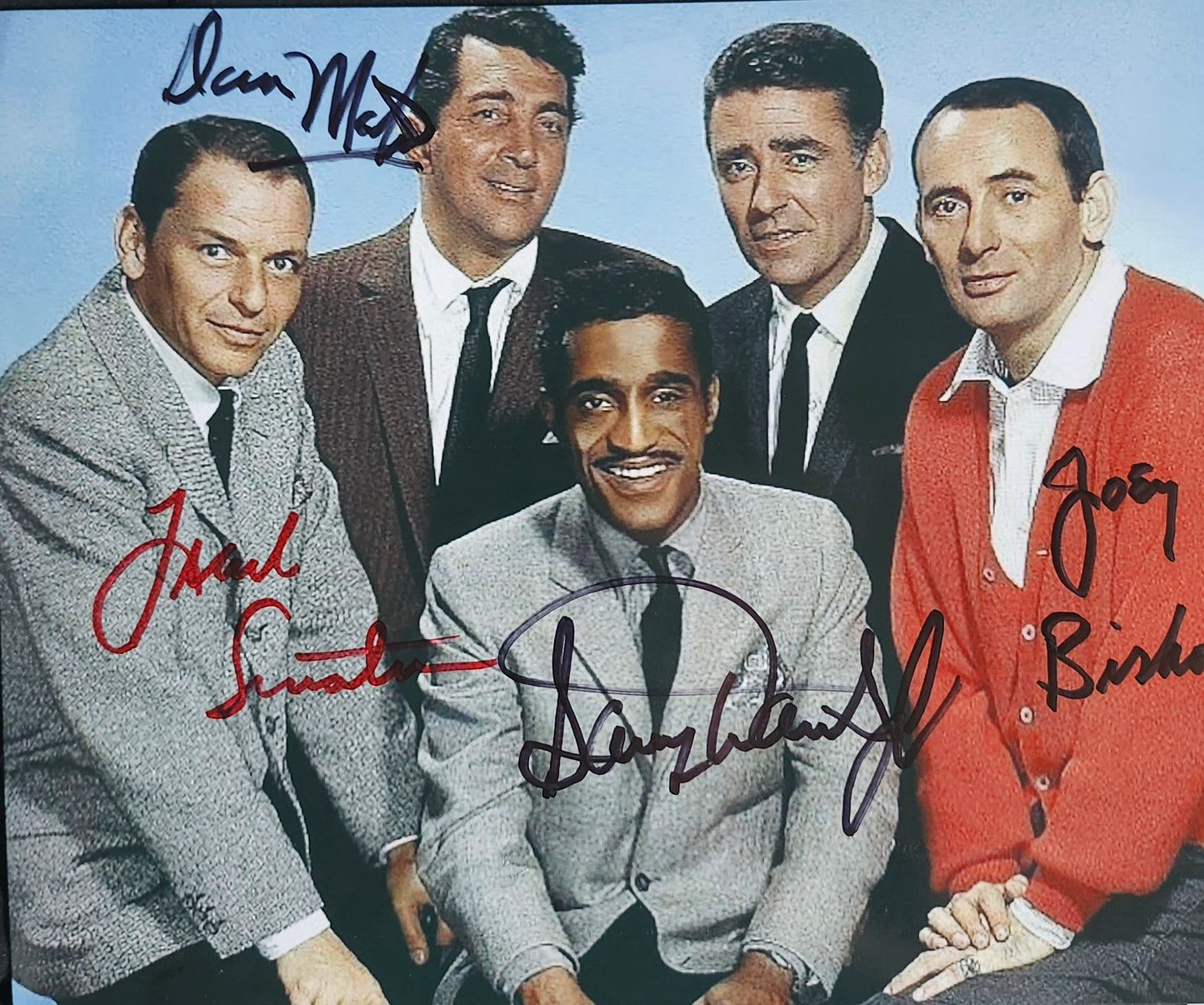RAT PACK Signed Photo COA Hologram
