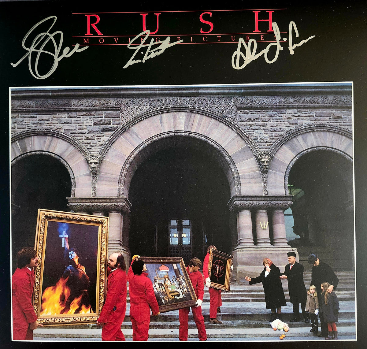 RUSH Band Signed Autographed Album MP COA Hologram