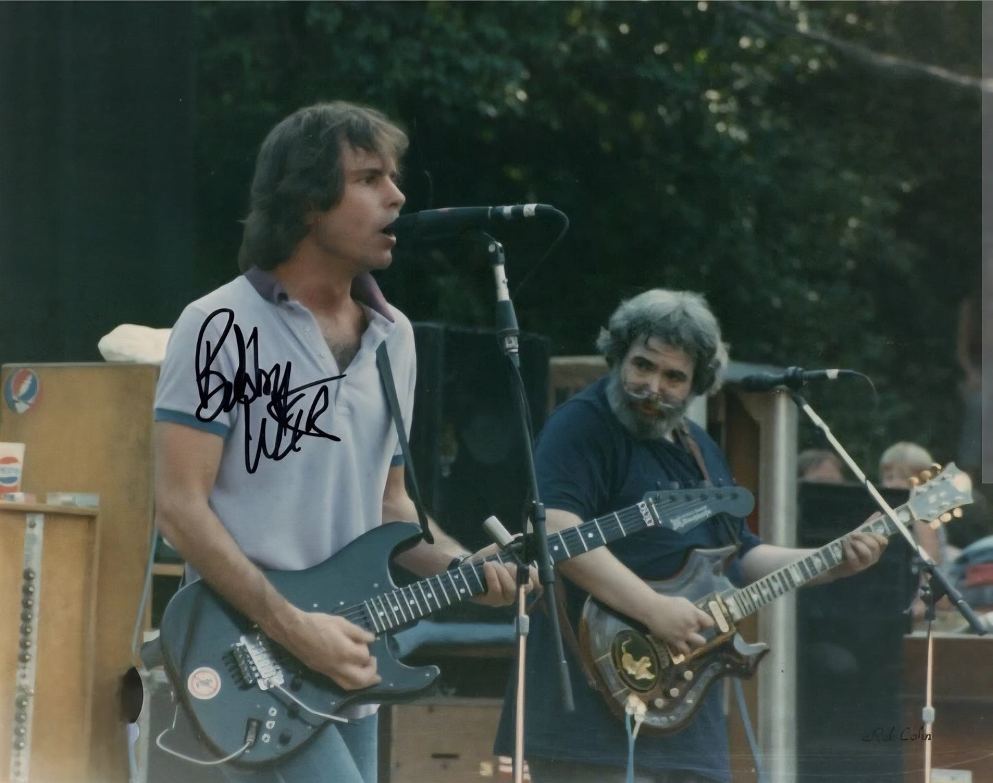 BOB WEIR Signed Photo backyard Jam COA hologram