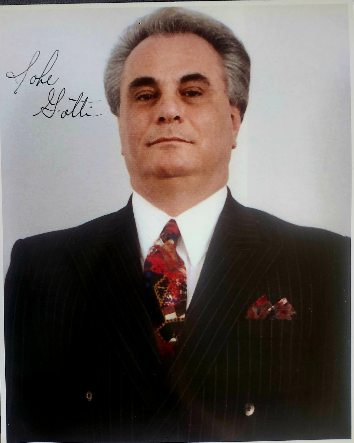JOHN GOTTI signed autographed photo COA Hologram