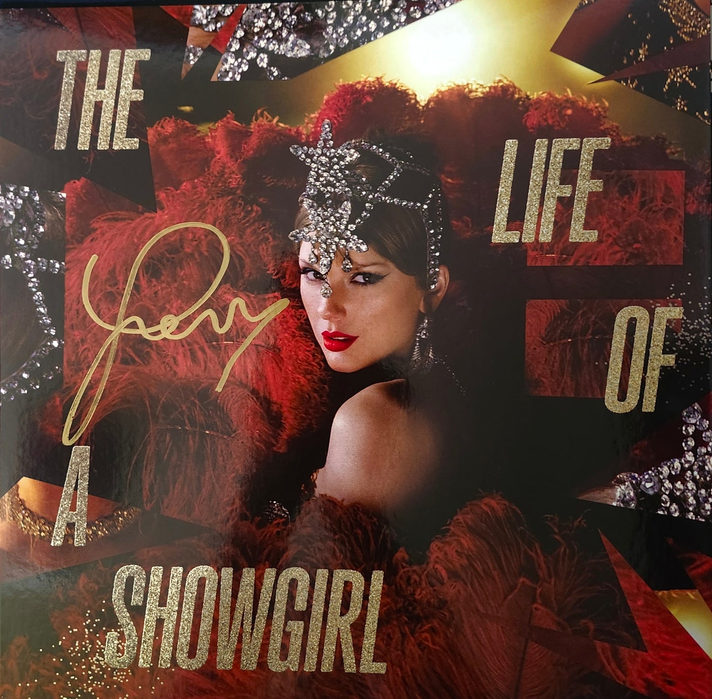 TAYLOR SWIFT Signed Album The Life of a Showgirl COA Hologram
