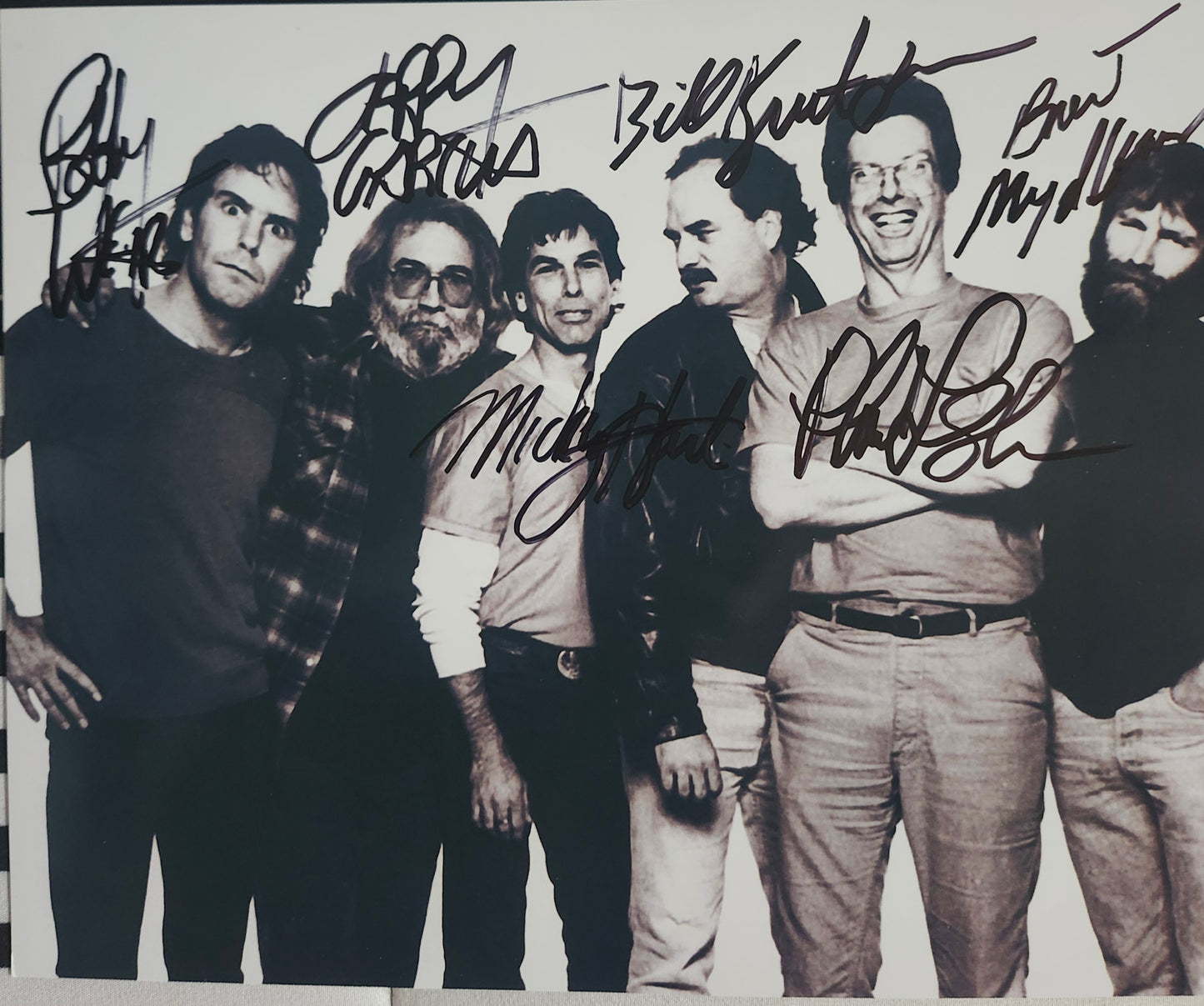 THE GRATEFUL DEAD BAND signed autographed photo COA Hologram