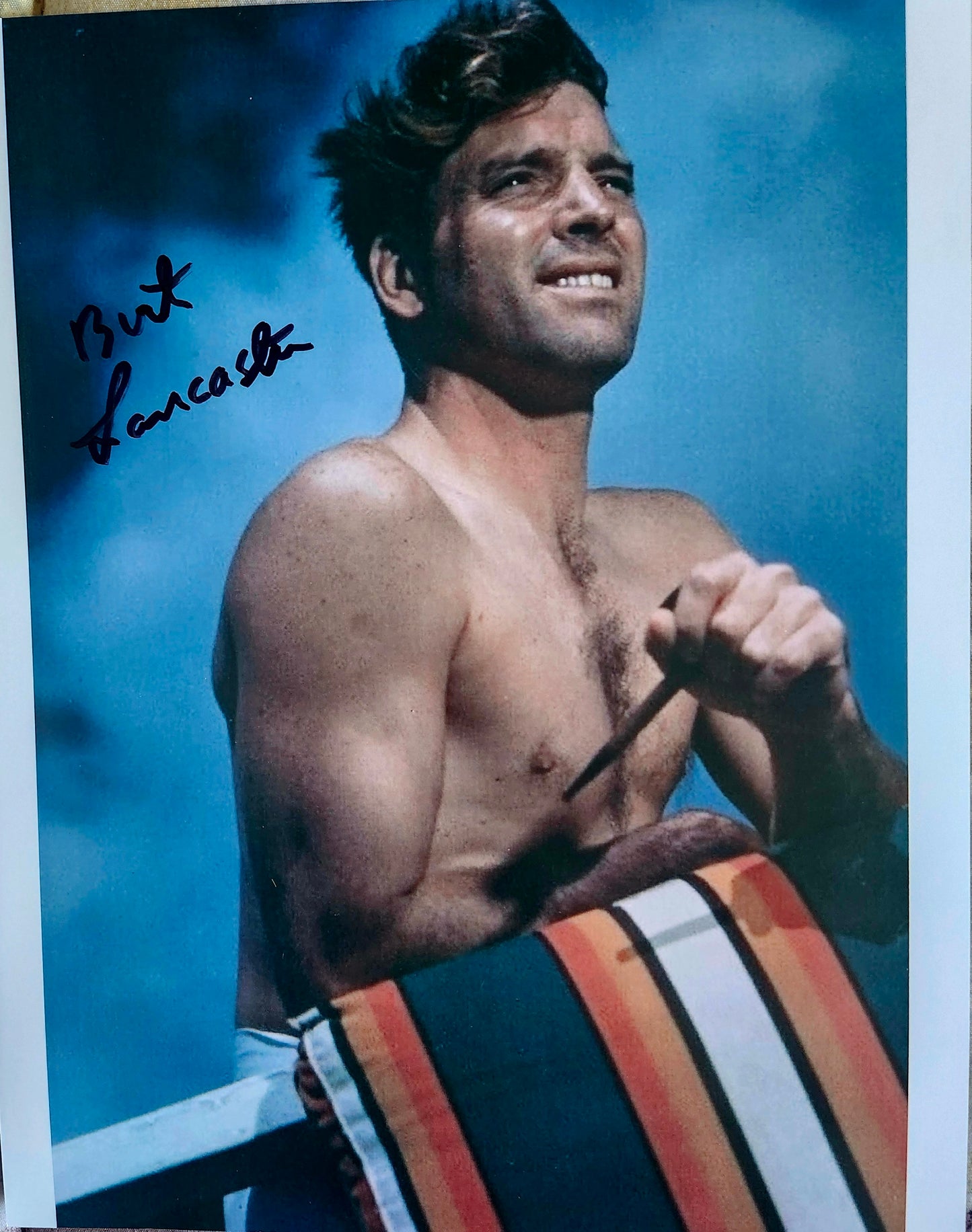 BURT LANCASTER signed autographed photo COA Hologram