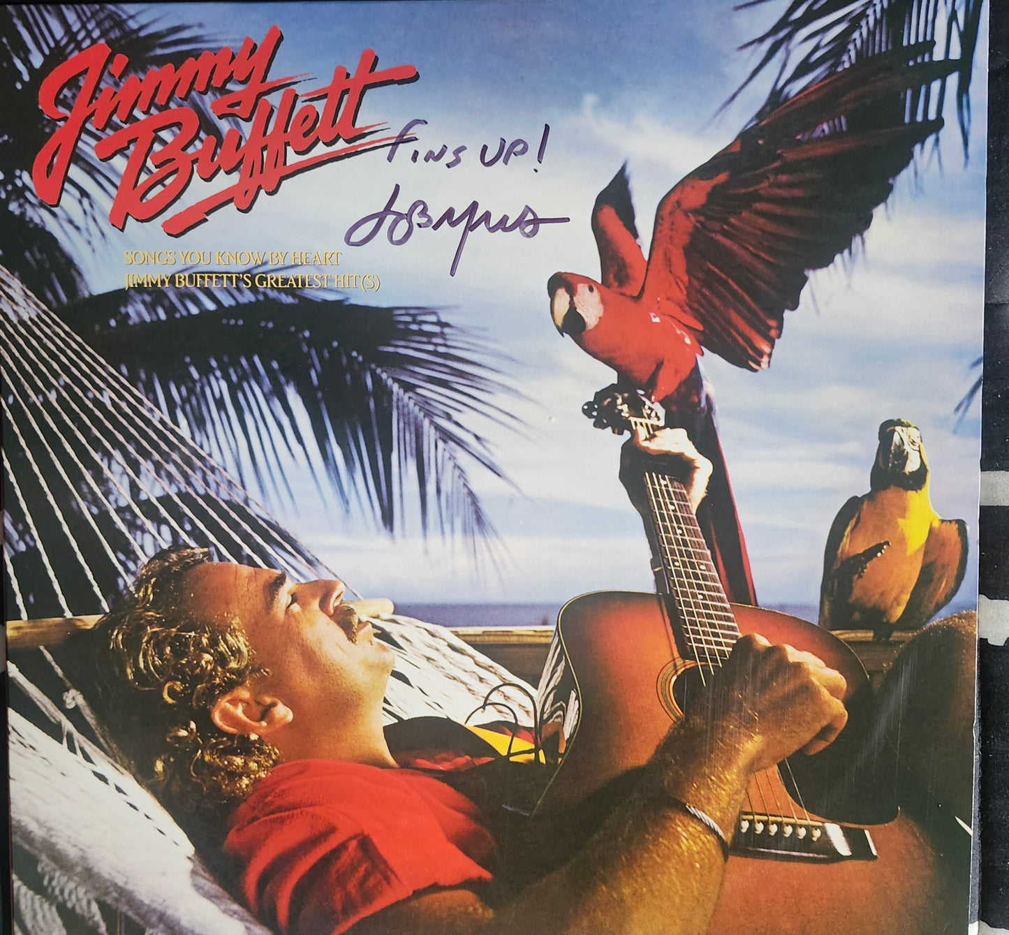 JIMMY BUFFETT Signed Album Songs You Know By Heart COA Hologram