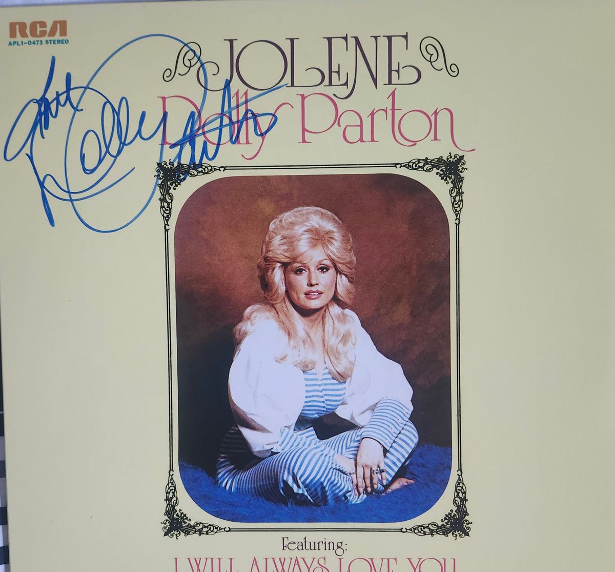 DOLLY PARTON Signed Album Red COA Hologram