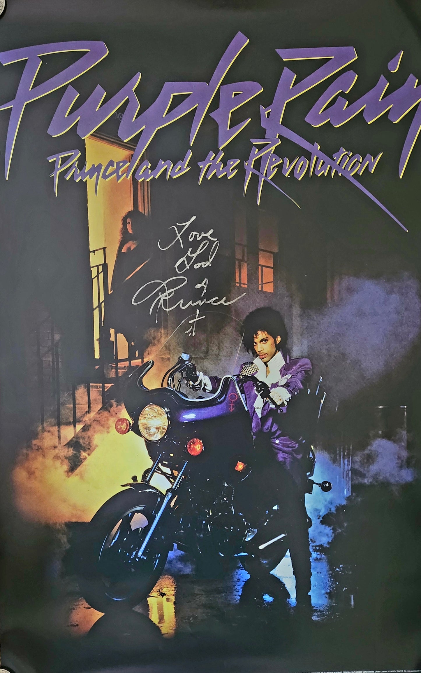 PRINCE signed autographed poster COA Hologram
