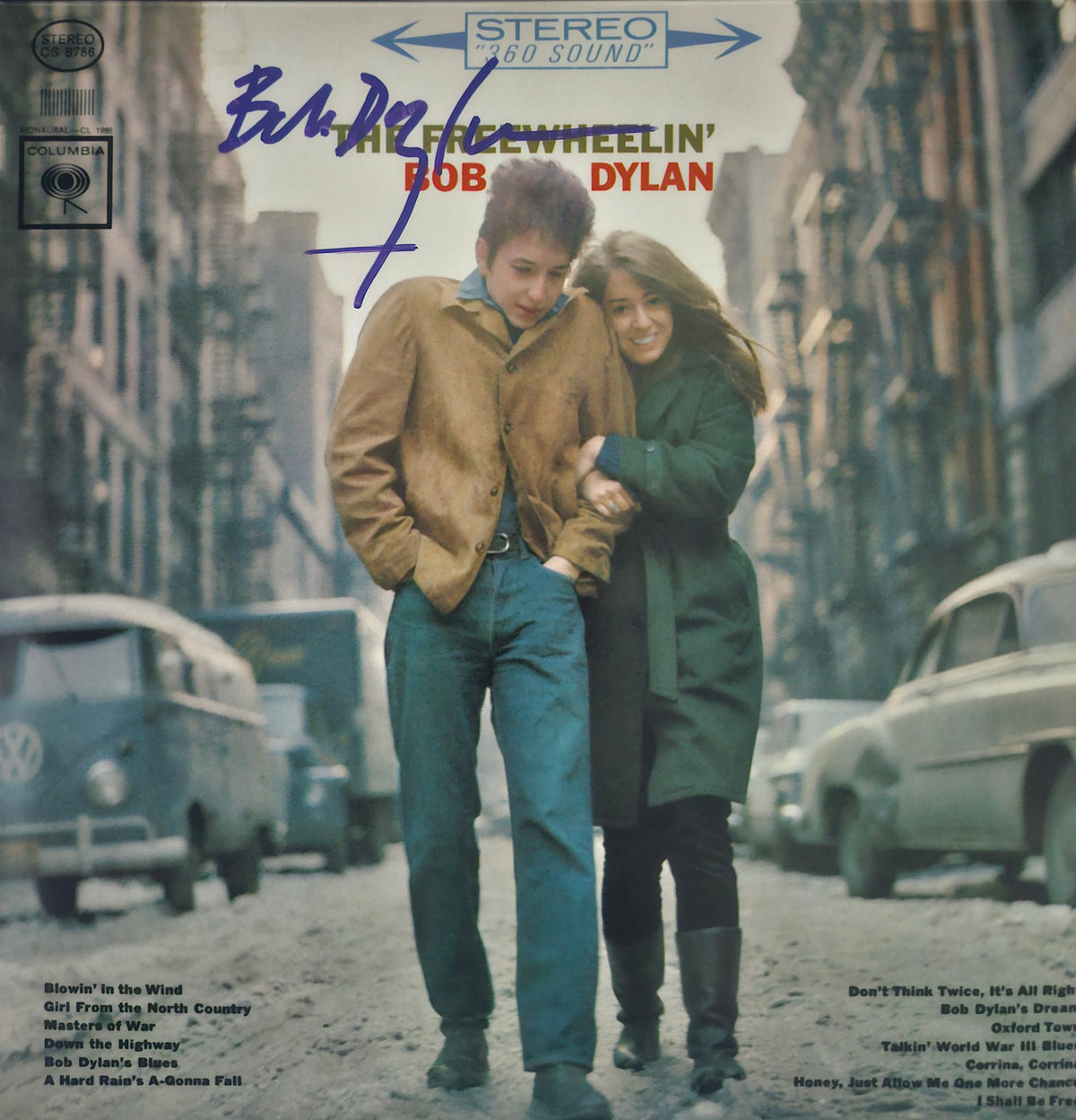 BOB DYLAN Signed Album COA Hologram
