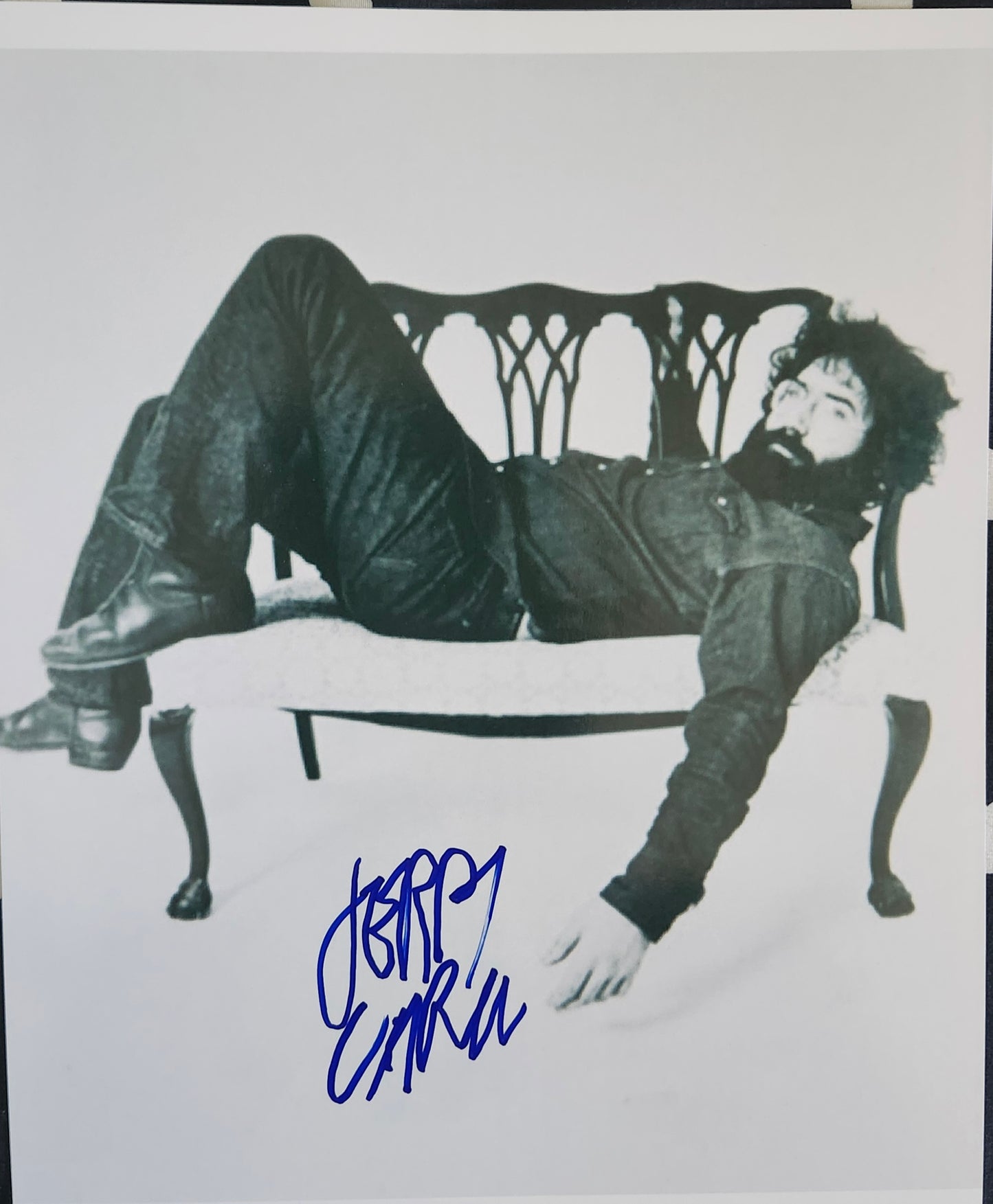 JERRY GARCIA Signed Autographed Photo lazy day COA Hologram