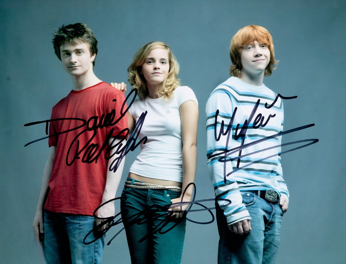 Promotional Harry Potter cast signed photo by Boston memorabilia