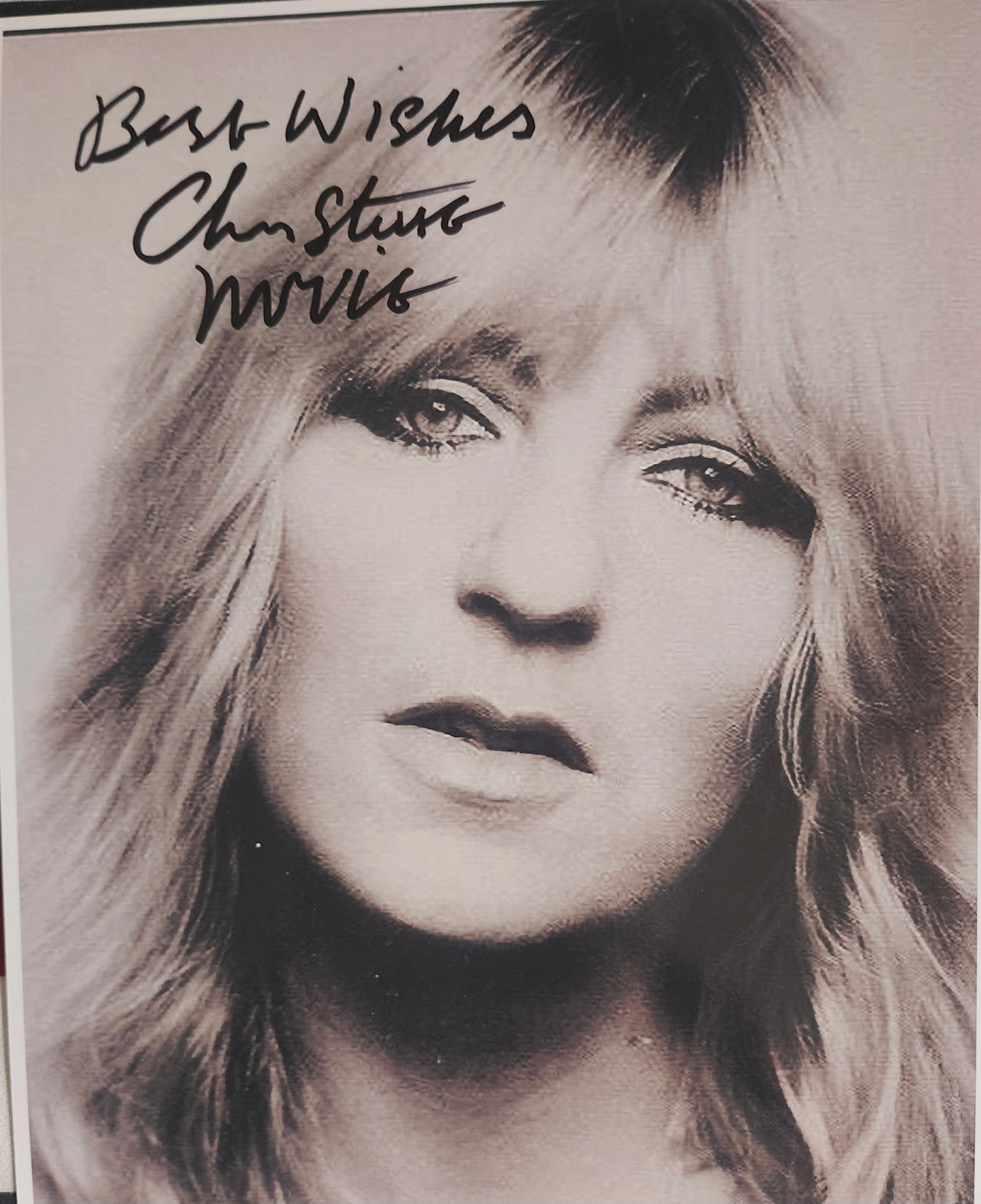CHRISTINE McVIE signed autographed photo COA Hologram