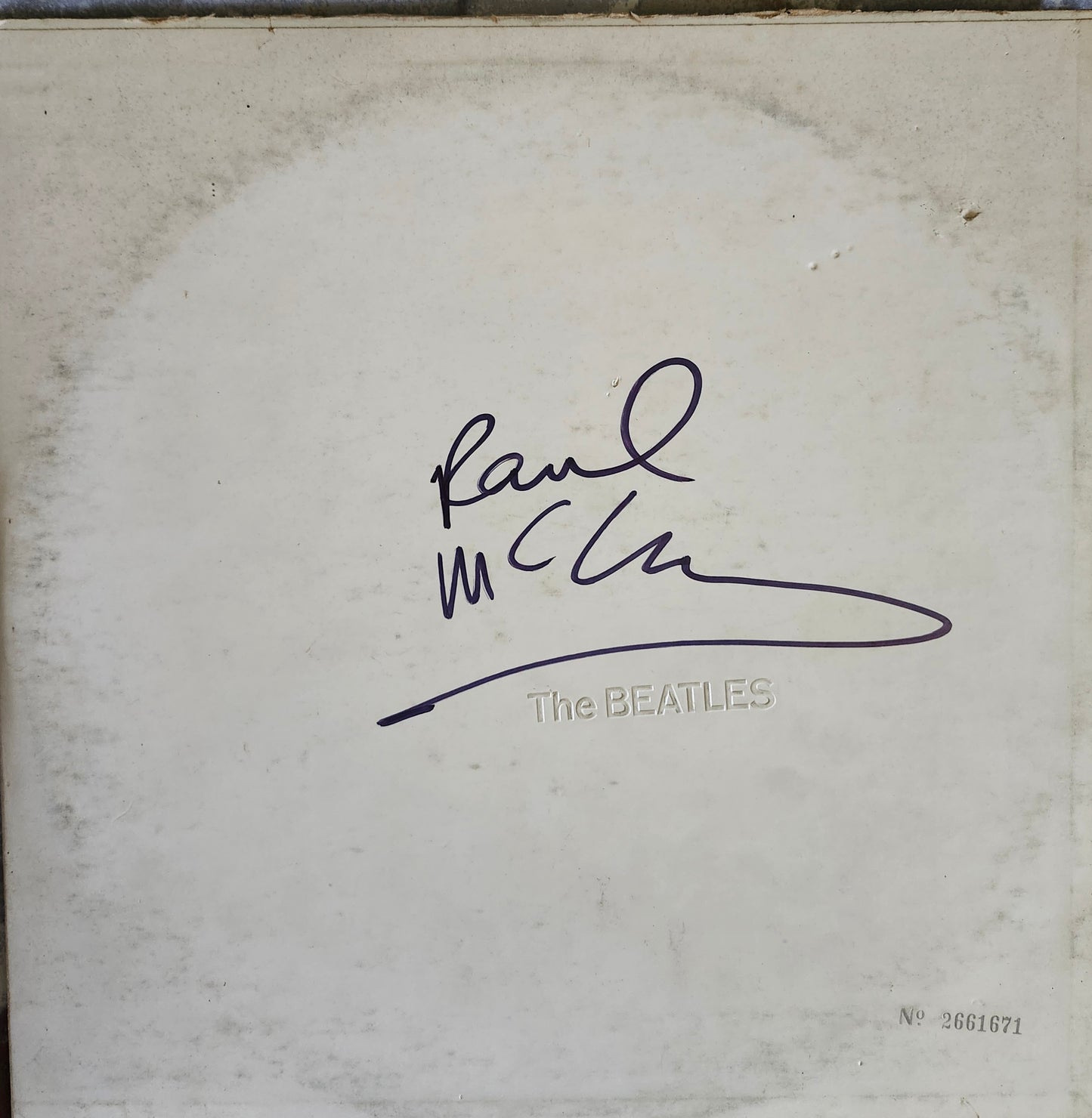 PAUL MCCARTNEY Signed Autographed Album COA Hologram