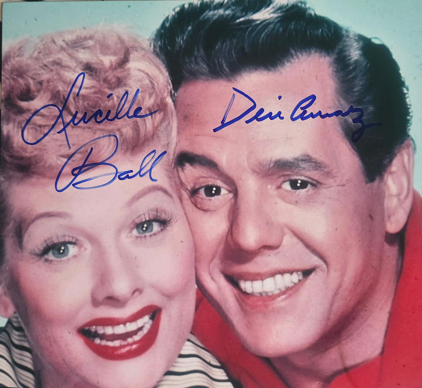 I LOVE LUCY Cast Signed Photo COA Hologram
