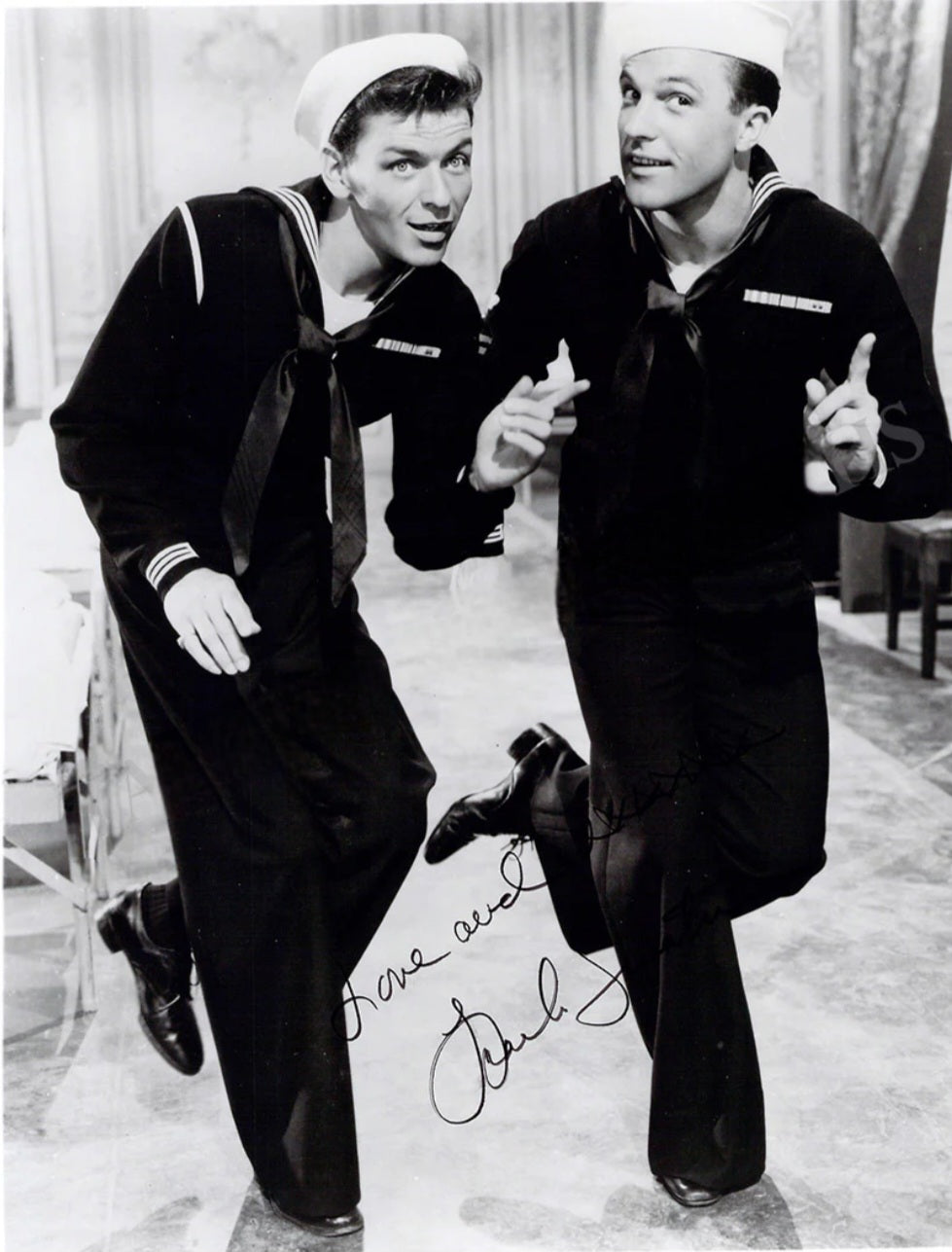 Frank Sinatra signed photo from the movie on the town from Boston memorabilia