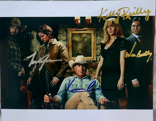 YELLOWSTONE CAST signed autographed photo COA Hologram