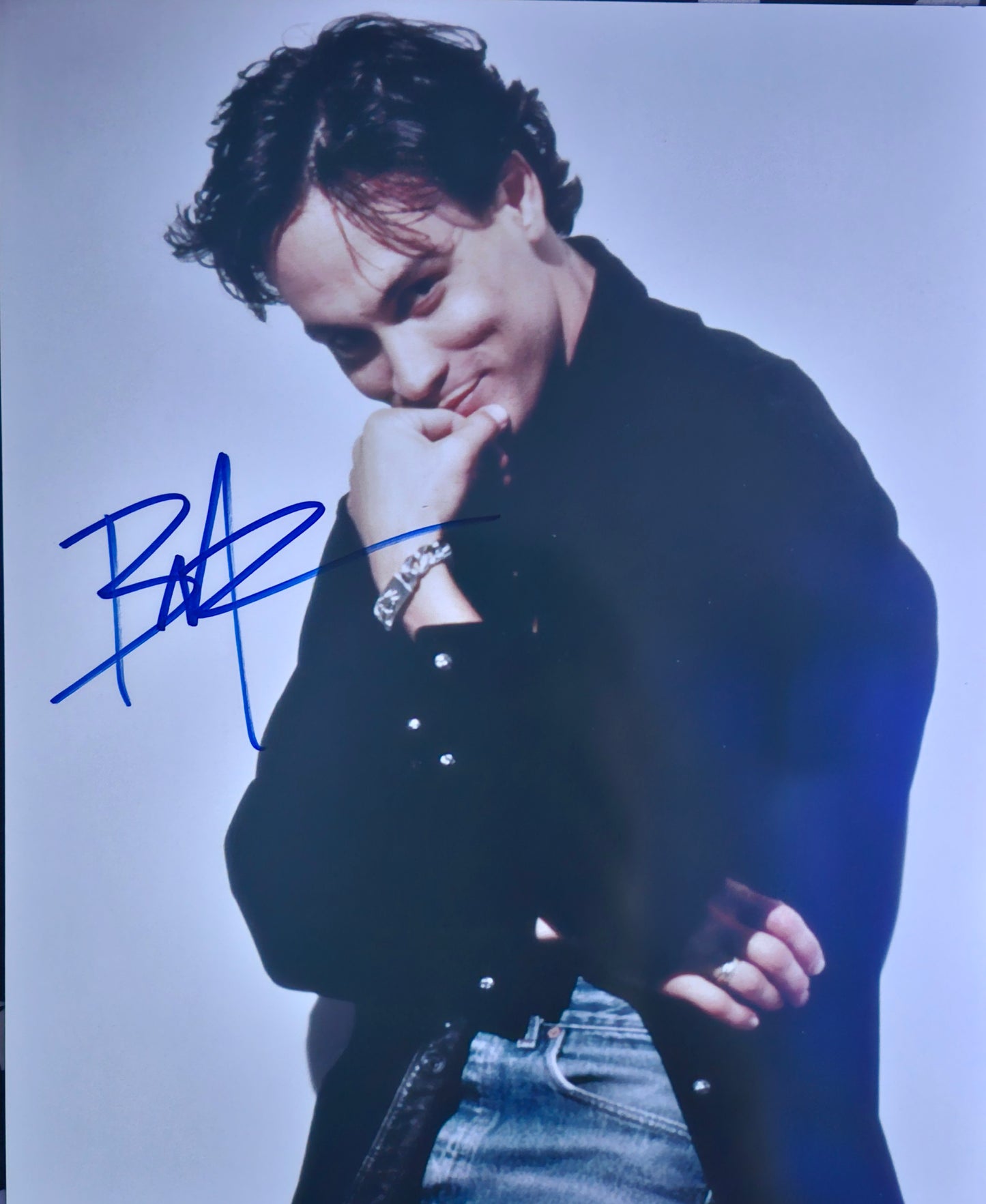 Brandon Lee signed photo marker