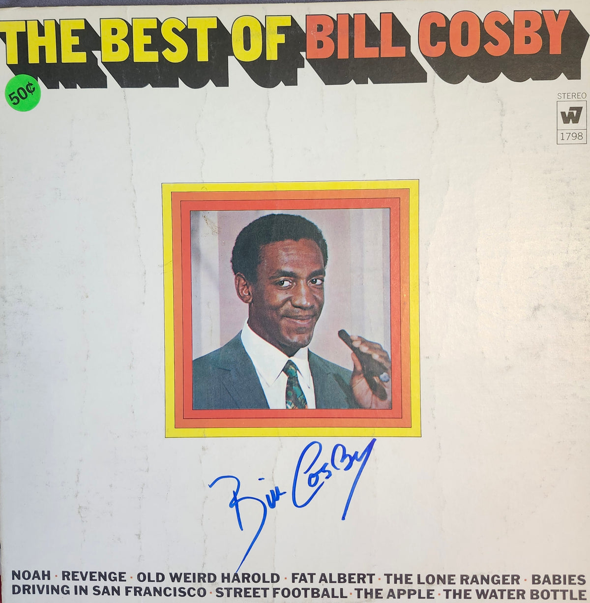BILL COSBY Signed Album COA Hologram