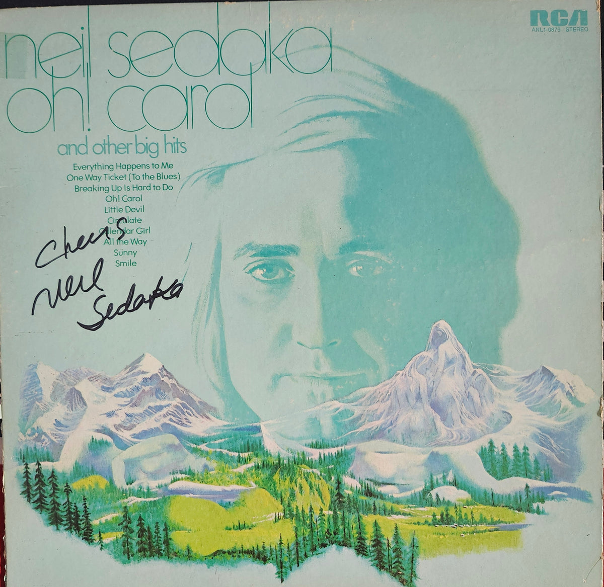 NEIL SEDAKA Signed album COA Hologram