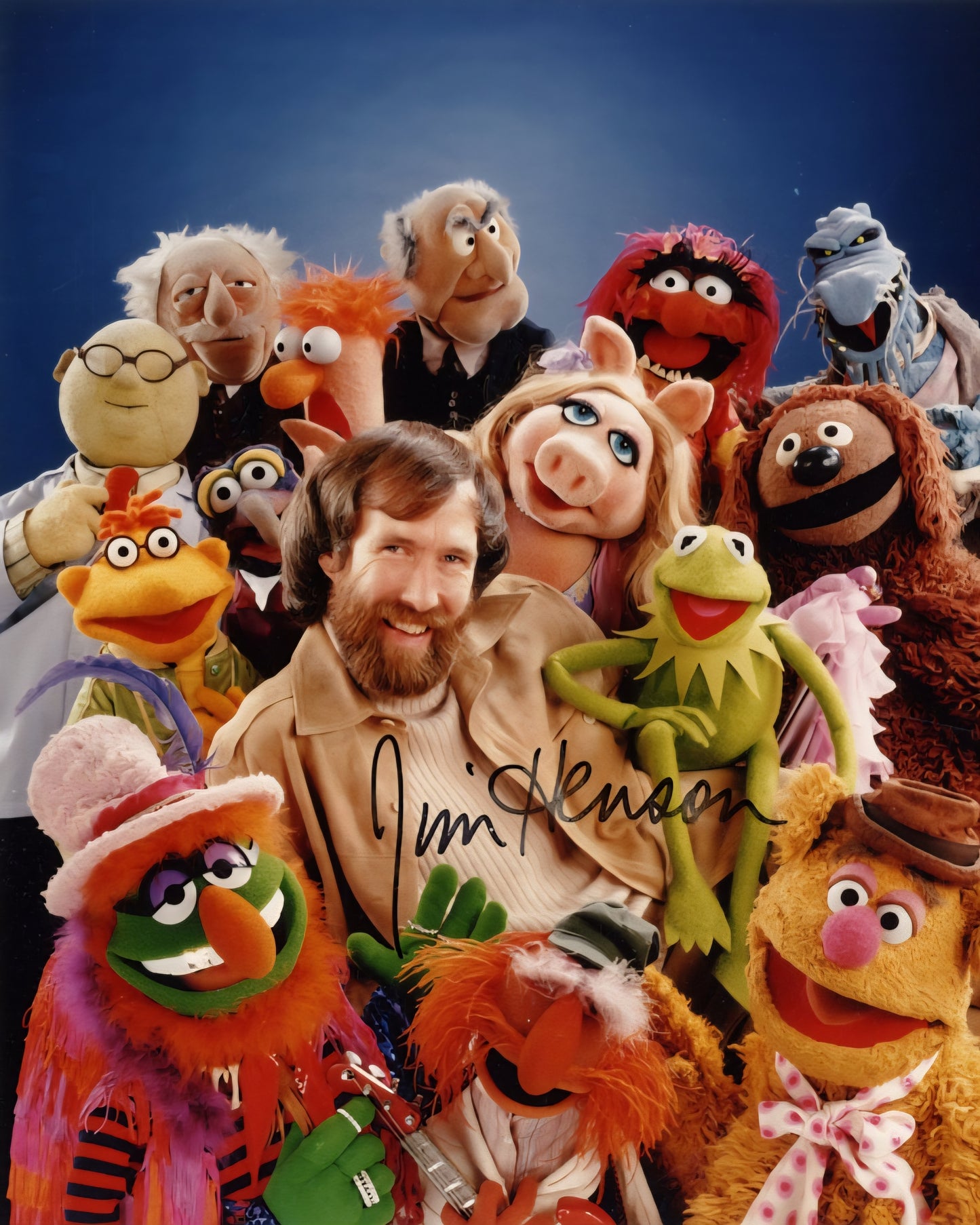 JIM HENSON Signed Autographed Photo Muppets COA Hologram