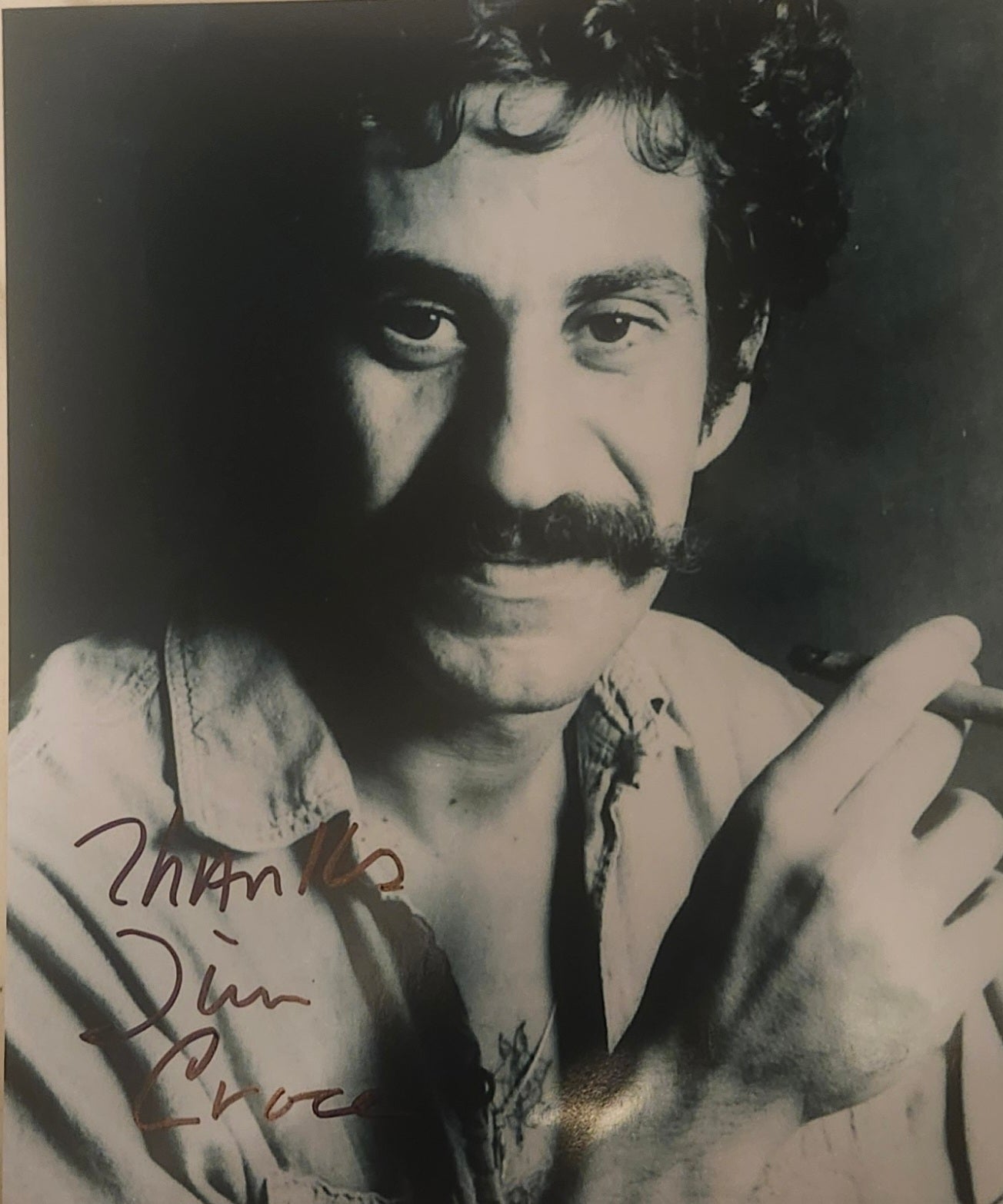 JIM CROCE Signed Photo COA Hologram