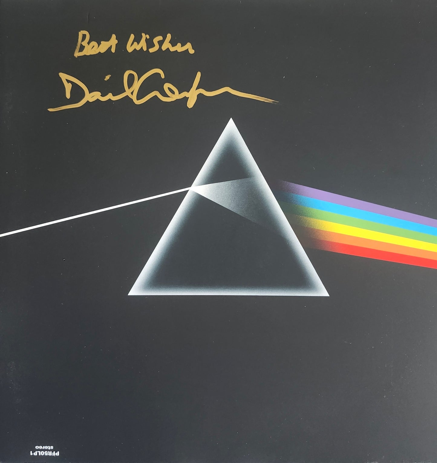 DAVID GILMOUR Signed Album COA Hologram