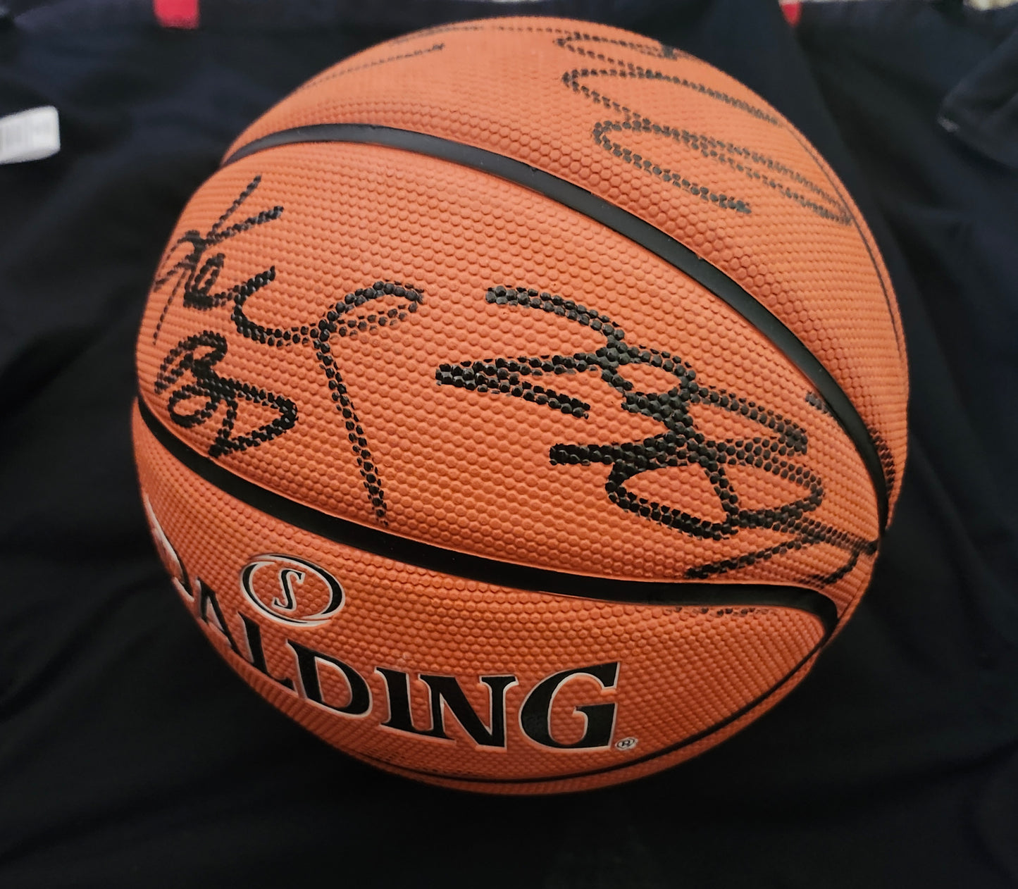 MICHAEL JORDAN LeBRON JAMES KOBE BRYANT Signed Basketball COA Hologram
