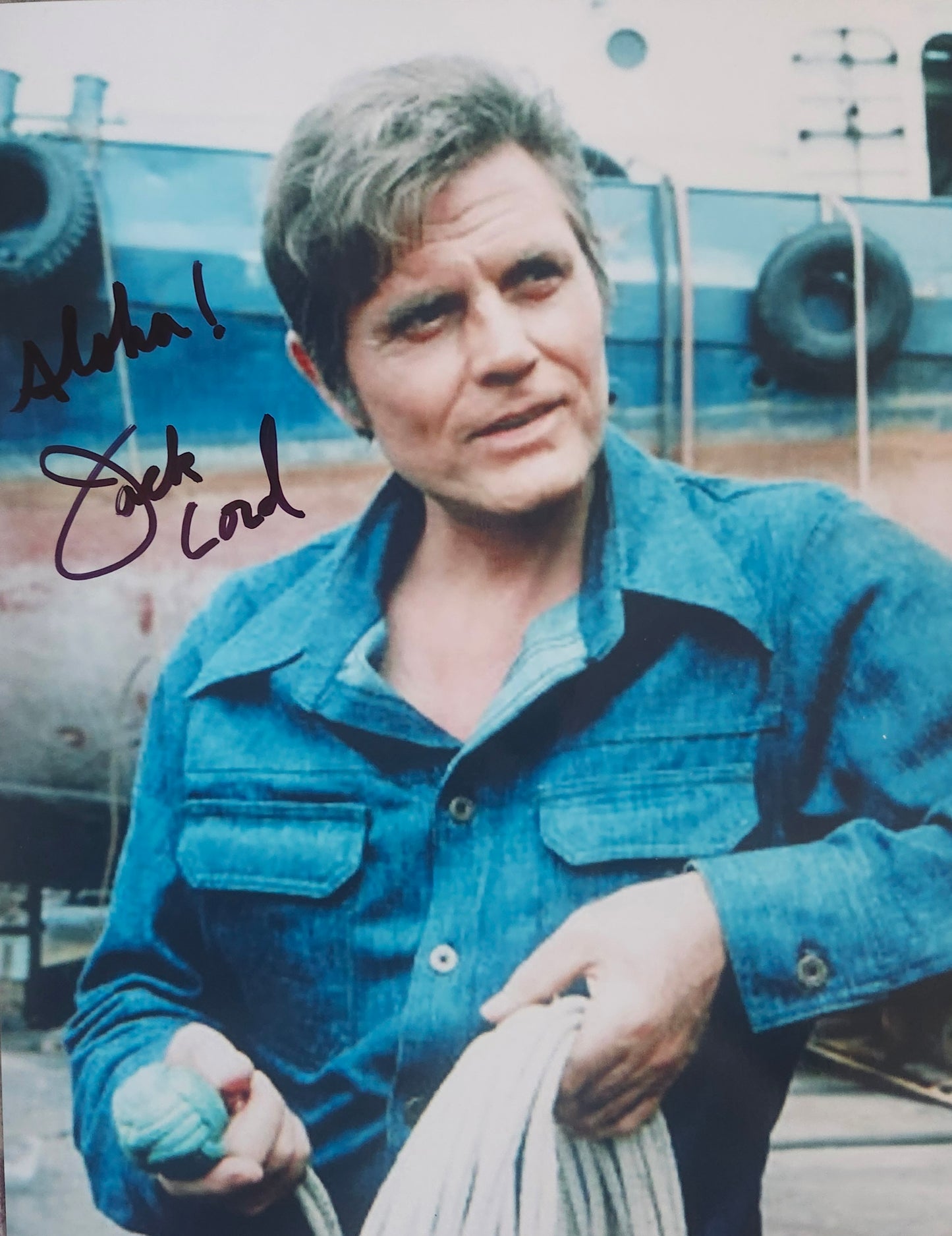JACK LORD Signed Autographed Photo COA Hologram